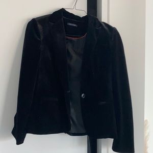 Tommy Hilfiger black velvet blazer